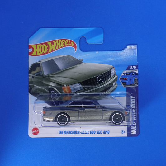 Hot Wheels '89 Mercedes-Benz 560 SEC AMG - 186/250 2025 - Wild Widebody 2/5 - JBB11 - 1:64