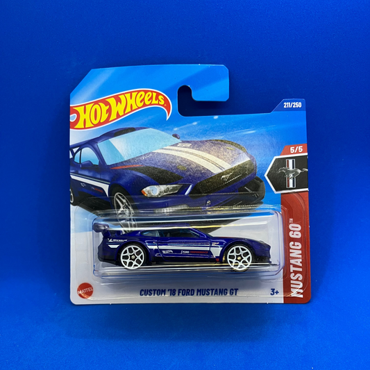 Hot Wheels Custom '18 Ford Mustang GT - 211/250 2025 - Mustang 60 5/5 - HYY94 - 1:64