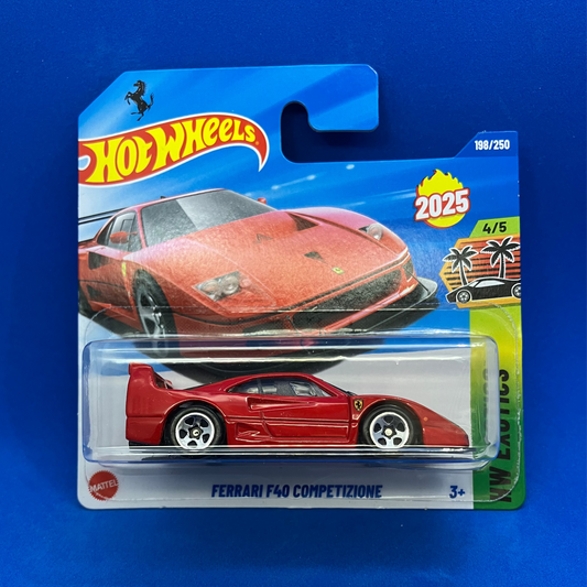 Hot Wheels Ferrari F40 Competizione - 198/250 2025 - HW Exotics 4/5 - HYW59 - 1:64