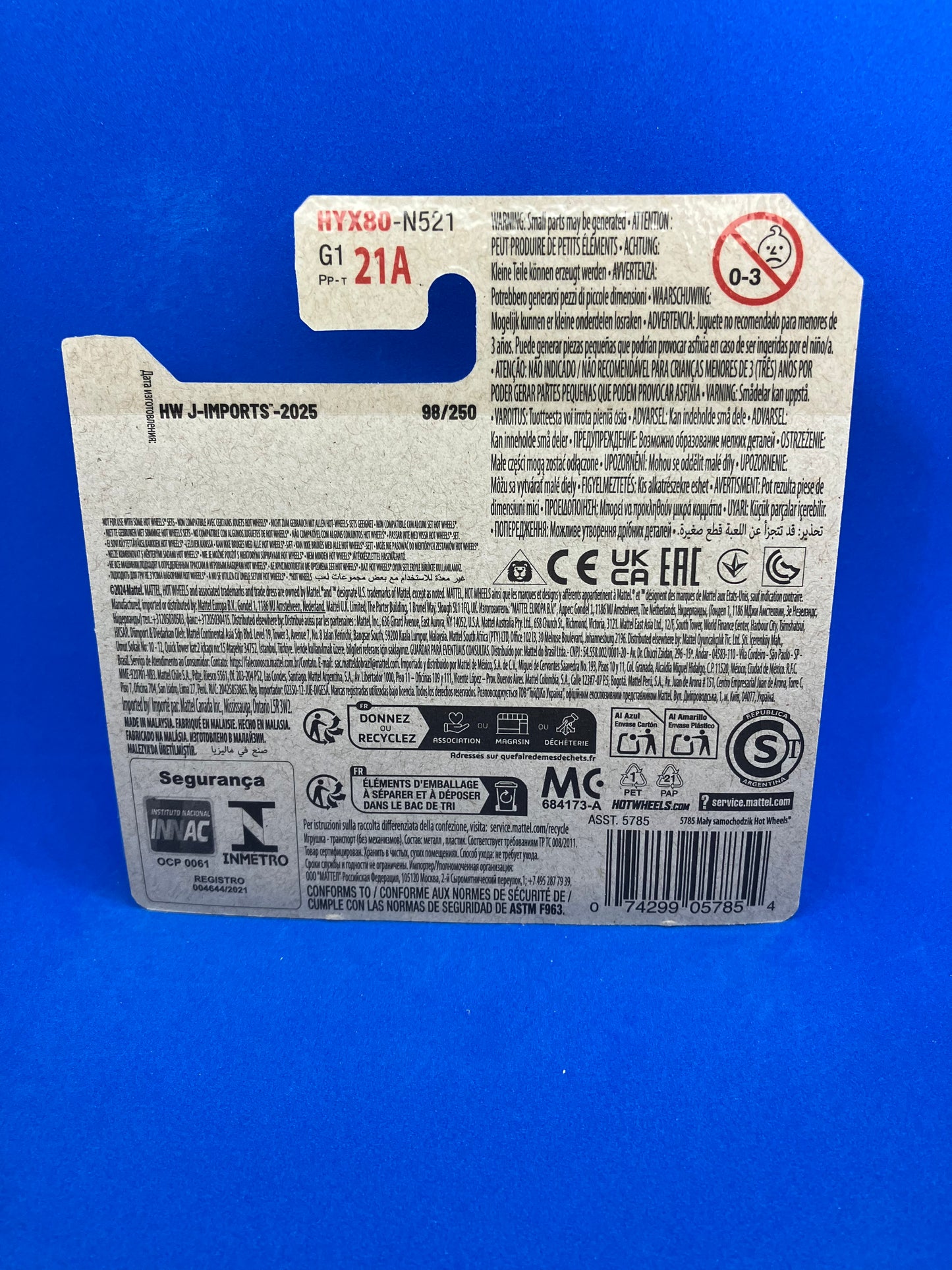 Hot Wheels Hako Type D - 98/250 2025 - HW J-Imports 4/5 - HYX80 - 1:64