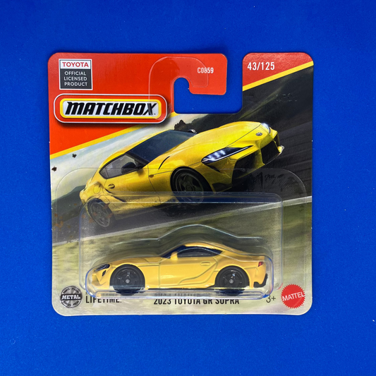 Matchbox Mainline 2025 - 2023 Toyota GR Supra - 43/125 - MB1435 JBR 62