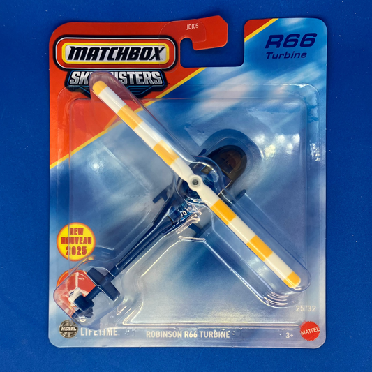 Matchbox Sky Busters 2025 - Robinson R66 Turbine - 25/32 - JCM81